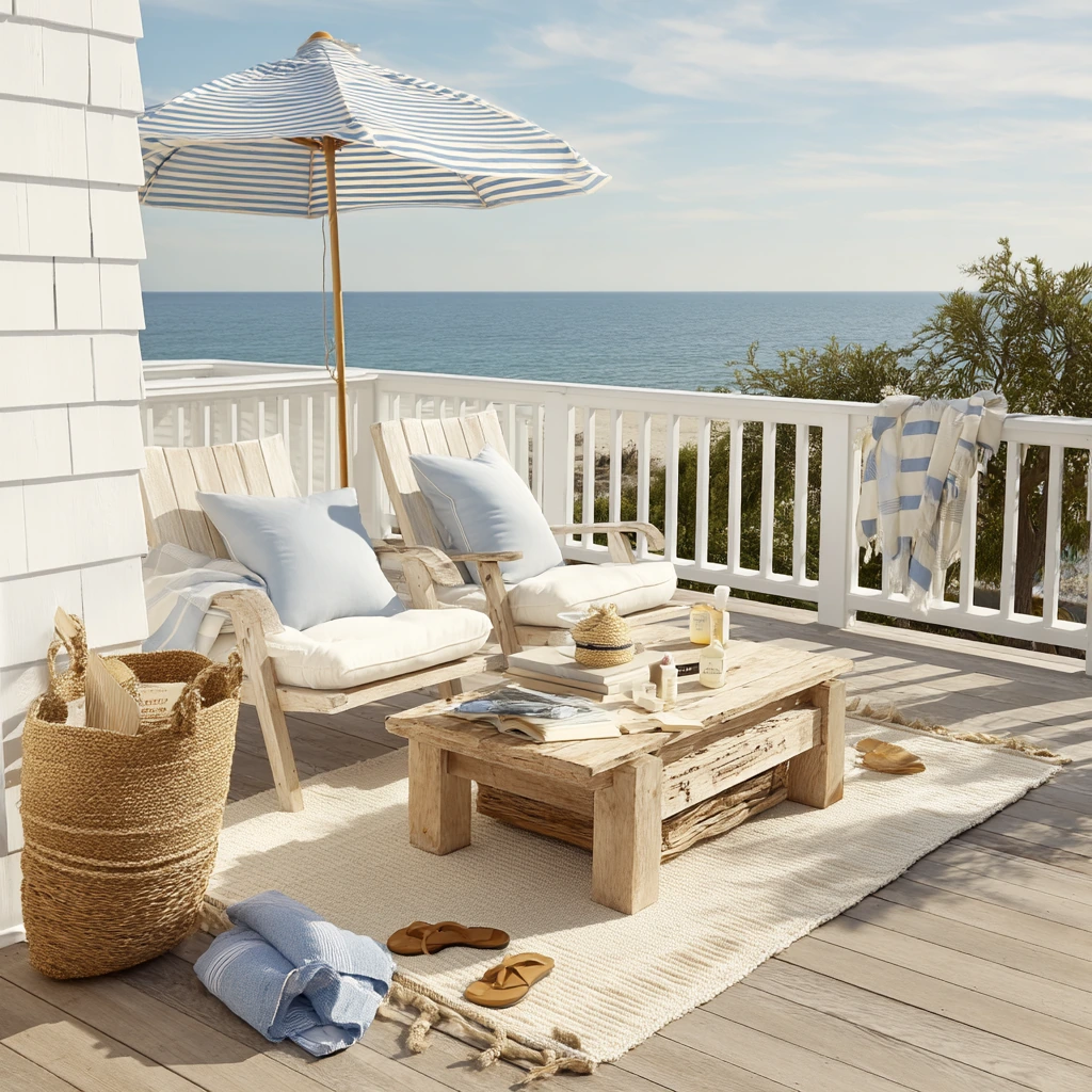 Coastal Calm White Deck