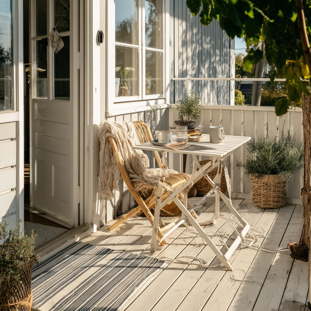 Backyard Morning Coffee Deck